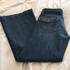 Jeans with wide leg